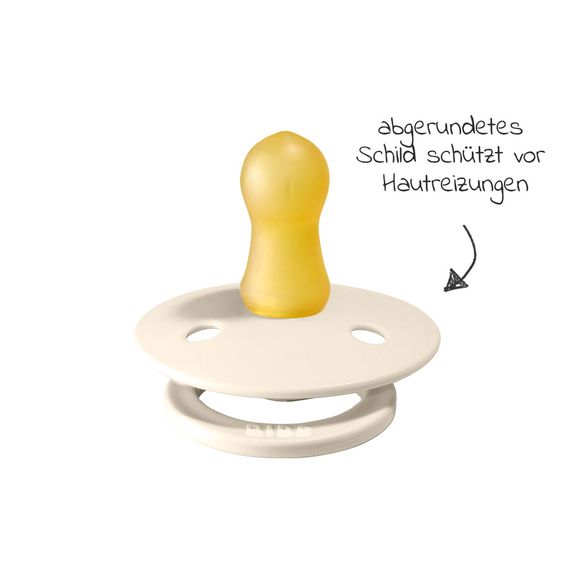 Bibs Schnuller - Colour 2er Pack - Ivory / Ruby - Gr. 0-6 M
