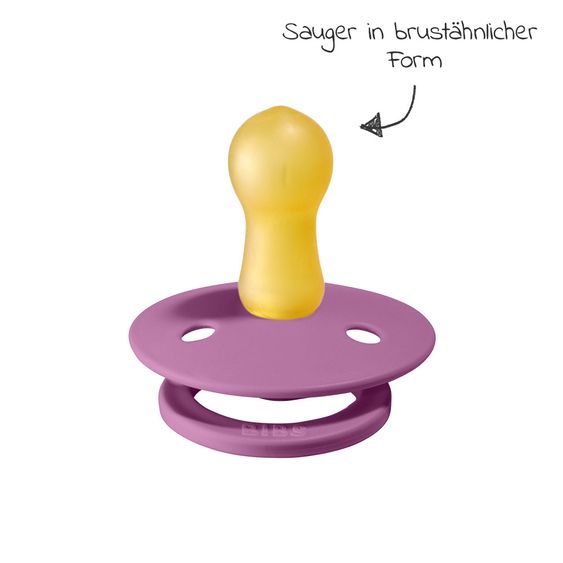 Bibs Schnuller - Colour 2er Pack - Lavender / Baby Pink - Gr. 6-18 M