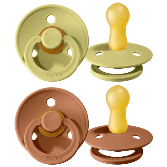 Bibs Schnuller - Colour 2er Pack - Meadow / Earth - Gr. 6-18 M