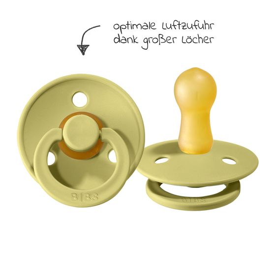 Bibs Schnuller - Colour 2er Pack - Meadow / Earth - Gr. 6-18 M