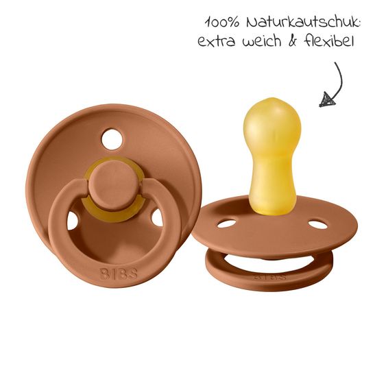 Bibs Schnuller - Colour 2er Pack - Meadow / Earth - Gr. 6-18 M