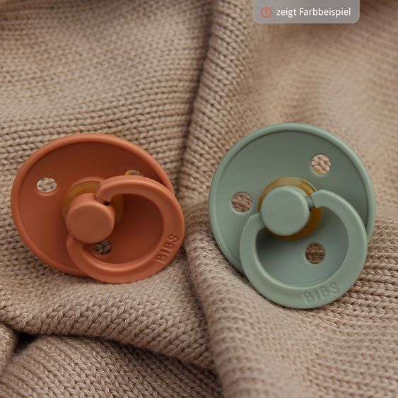 Bibs Schnuller - Colour 2er Pack - Mocha / Dark Oak - Gr. 6-18 M