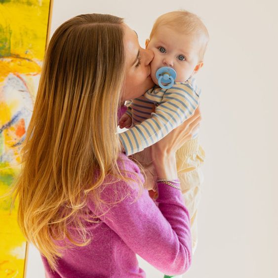 Bibs Schnuller Colour 2er Pack - Mushroom / Breeze - Gr. 0-6 M