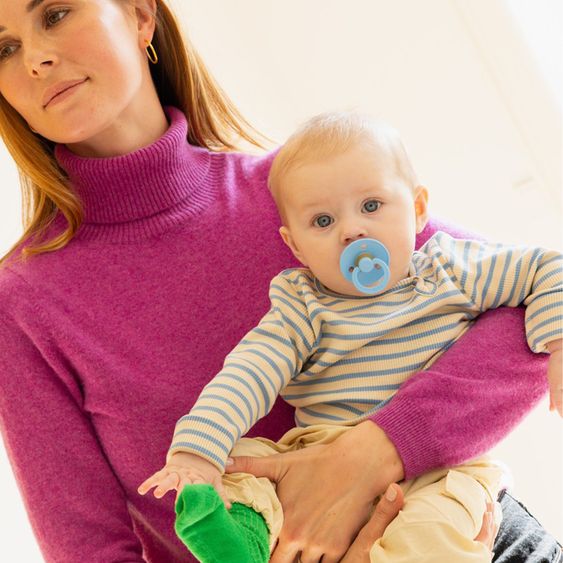 Bibs Schnuller Colour 2er Pack - Mushroom / Breeze - Gr. 0-6 M