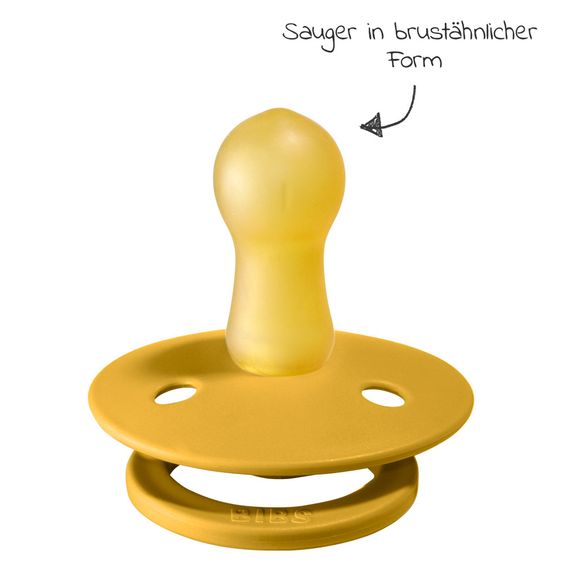Bibs Schnuller - Colour 2er Pack - Mustard / Mocha - Gr. 6-18 M
