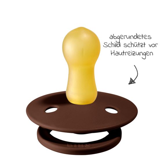 Bibs Schnuller - Colour 2er Pack - Mustard / Mocha - Gr. 6-18 M