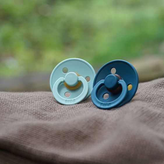 Bibs Schnuller - Colour 2er Pack - Nordic Mint / Forest Lake - Gr. 0-6 M