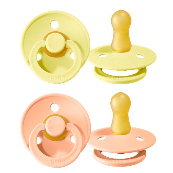 Bibs Schnuller - Colour 2er Pack - Peach Sunset / Sunshine - Gr. 0-6 M