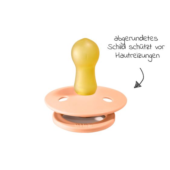 Bibs Schnuller - Colour 2er Pack - Peach Sunset / Sunshine - Gr. 6-18 M