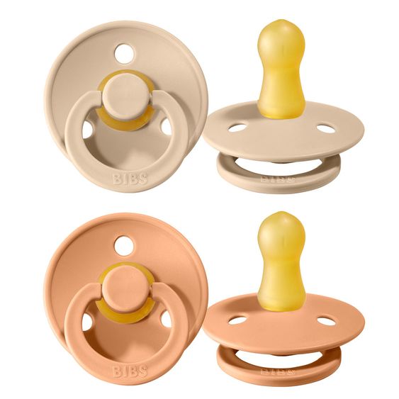 Bibs Schnuller - Colour 2er Pack - Peach / Vanilla - Gr. 0-6 M