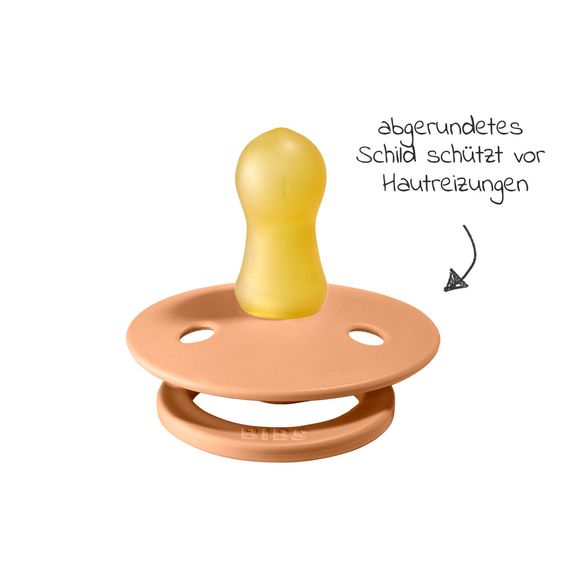 Bibs Schnuller - Colour 2er Pack - Peach / Vanilla - Gr. 0-6 M