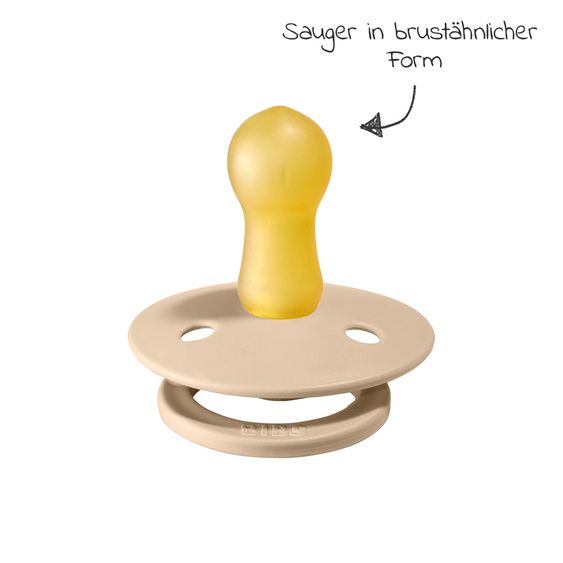 Bibs Schnuller - Colour 2er Pack - Peach / Vanilla - Gr. 6-18 M