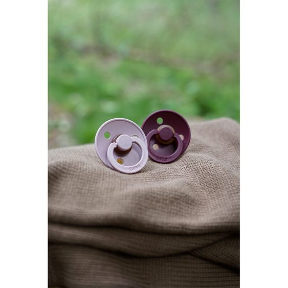 Bibs Schnuller - Colour 2er Pack - Plum / Elderberry - Gr. 6-18 M