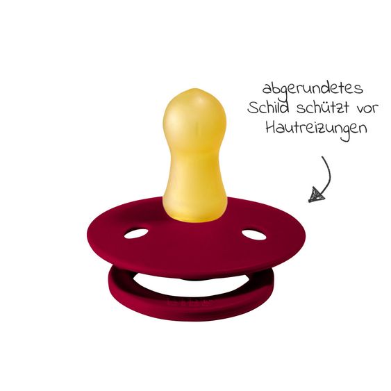 Bibs Schnuller - Colour 2er Pack - Ruby / Coral - Gr. 0-6 M