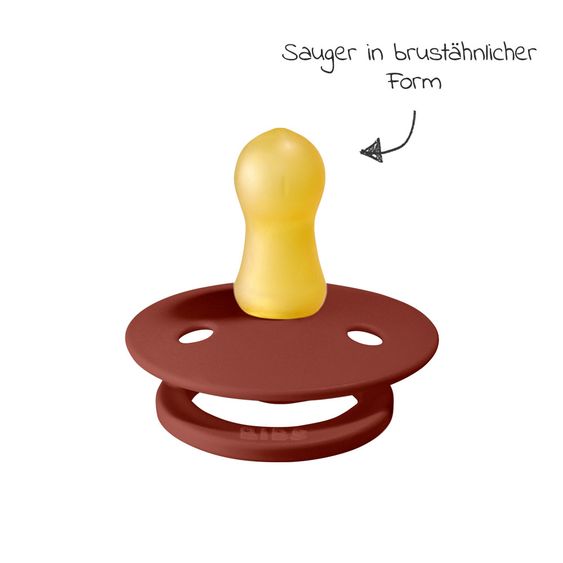 Bibs Schnuller - Colour 2er Pack - Rust / Smoke - Gr. 0-6 M