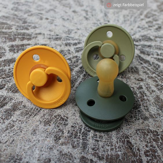 Bibs Schnuller - Colour 2er Pack - Rust / Smoke - Gr. 0-6 M