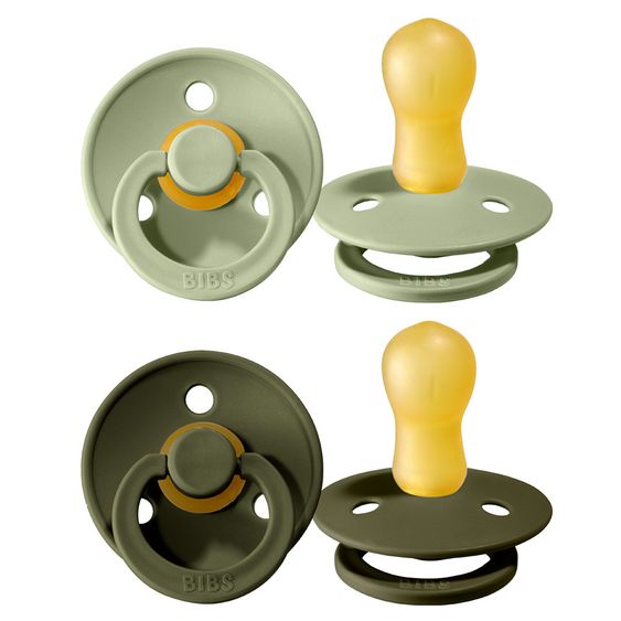 Bibs Schnuller - Colour 2er Pack - Sage / Hunter Green - Gr. 18 M+