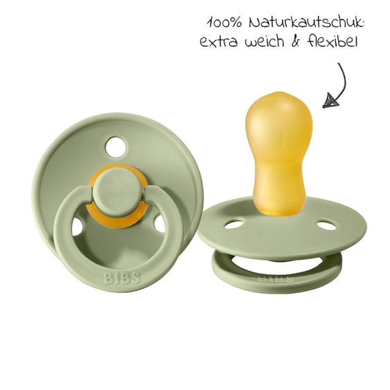 Bibs Schnuller - Colour 2er Pack - Sage / Hunter Green - Gr. 18 M+