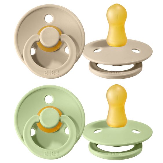 Bibs Schnuller - Colour 2er Pack - Sand / Pistachio - Gr. 0-6 M