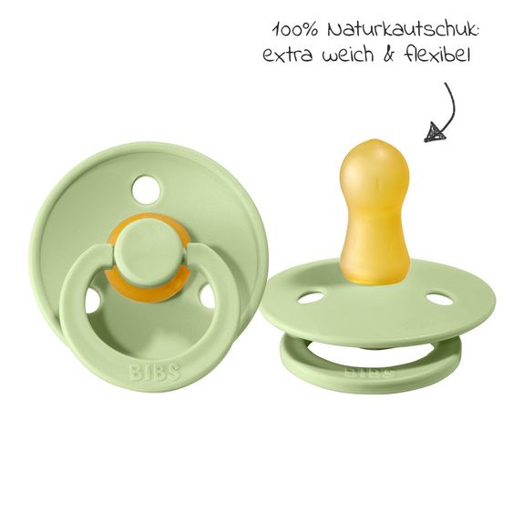 Bibs Schnuller - Colour 2er Pack - Sand / Pistachio - Gr. 0-6 M