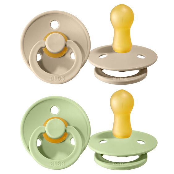 Bibs Schnuller - Colour 2er Pack - Sand / Pistachio - Gr. 6-18 M