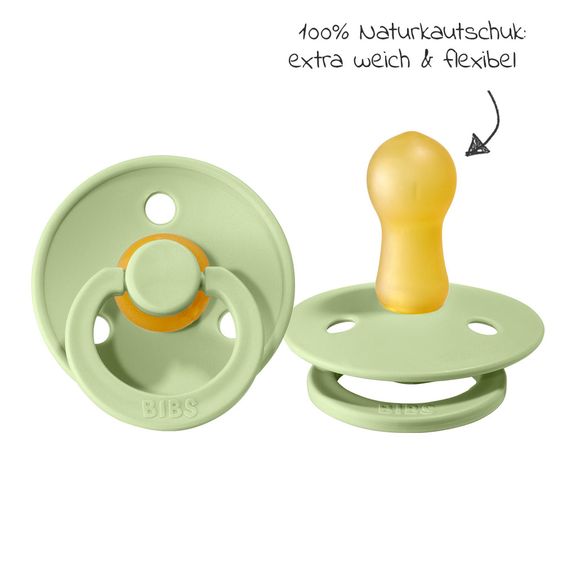 Bibs Schnuller - Colour 2er Pack - Sand / Pistachio - Gr. 6-18 M