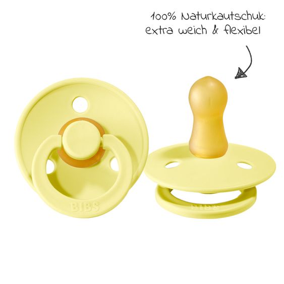 Bibs Schnuller - Colour 2er Pack - Sunshine / Sand - Gr. 0-6 M