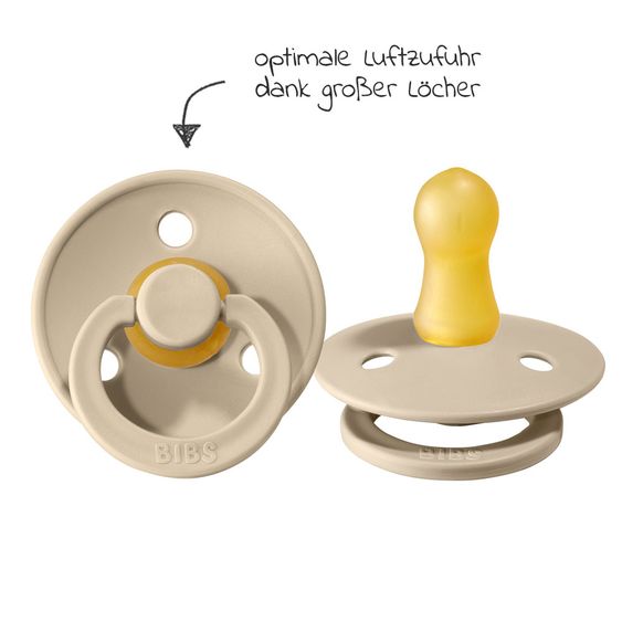 Bibs Schnuller - Colour 2er Pack - Sunshine / Sand - Gr. 0-6 M