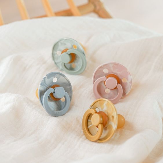 Bibs Schnuller - Colour 2er Pack - Tie Dye - Cloud / Ivory - Gr. 6-18 M