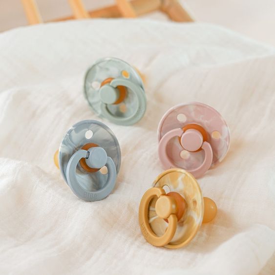 Bibs Schnuller - Colour 2er Pack - Tie Dye - Sage / Ivory - Gr. 0-6 M