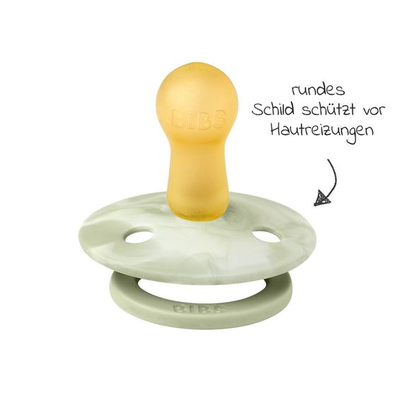 Bibs Schnuller - Colour 2er Pack - Tie Dye - Sage / Ivory - Gr. 6-18 M
