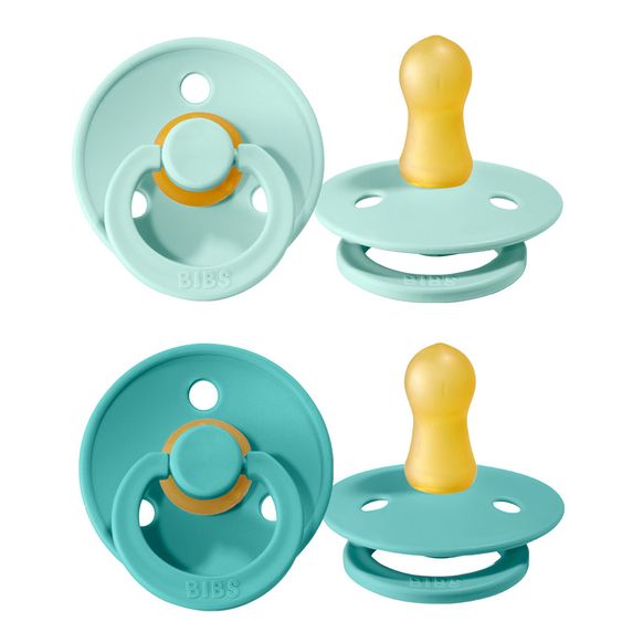 Bibs Schnuller - Colour 2er Pack - Turquoise / Mint - Gr. 0-6 M