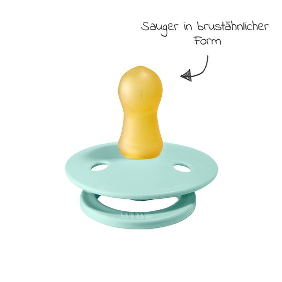 Bibs Schnuller - Colour 2er Pack - Turquoise / Mint - Gr. 0-6 M
