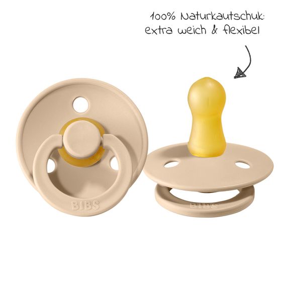 Bibs Schnuller - Colour 2er Pack - Vanilla - Gr. 0-6 M