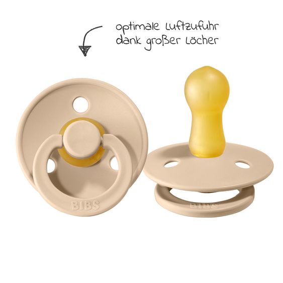 Bibs Schnuller - Colour 2er Pack - Vanilla - Gr. 6-18 M
