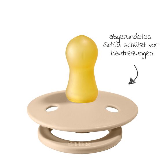 Bibs Schnuller - Colour 2er Pack - Vanilla / Mustard - Gr. 0-6 M