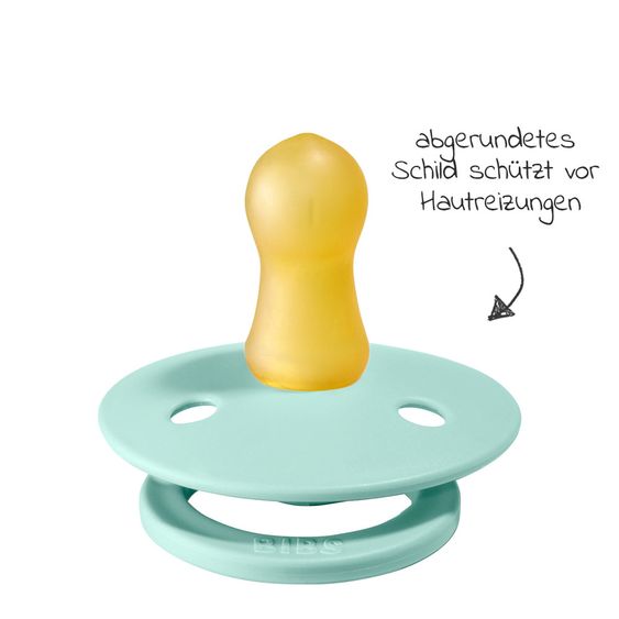 Bibs Schnuller - Colour 2er Pack - White / Mint - Gr. 0-6 M