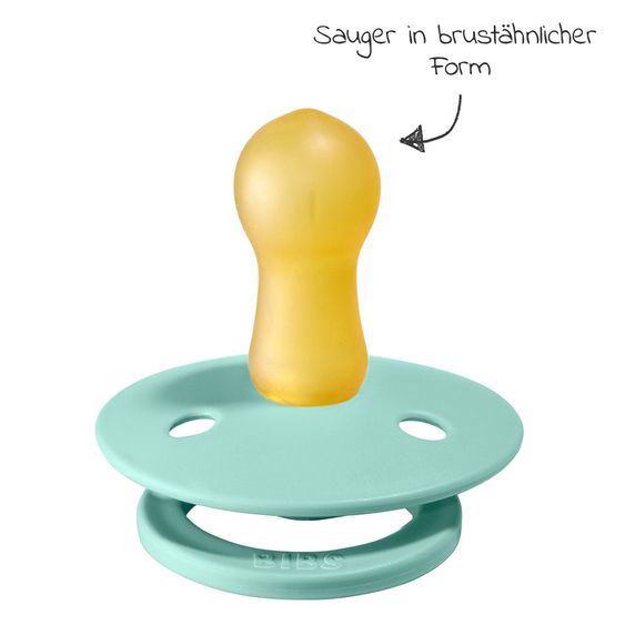 Bibs Schnuller - Colour 2er Pack - White / Mint - Gr. 6-18 M