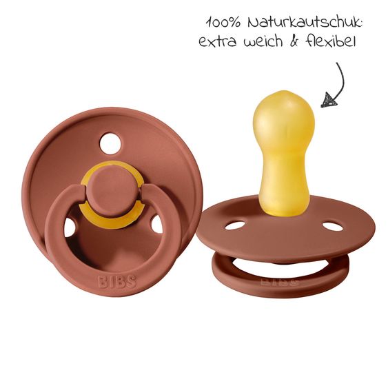 Bibs Schnuller - Colour 2er Pack - Woodchuck / Hunter Green - Gr. 6-18 M