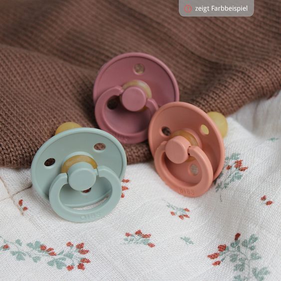 Bibs Ciuccio - Confezione da 4 colori - Blush / Woodchuck / Vanilla - Taglia 0-6 M