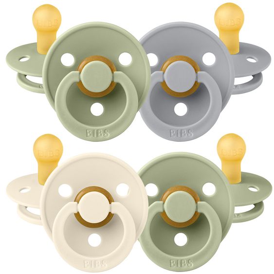 Bibs Schnuller - Colour 4er Pack - Sage / Cloud / Ivory - Gr. 0-6 M