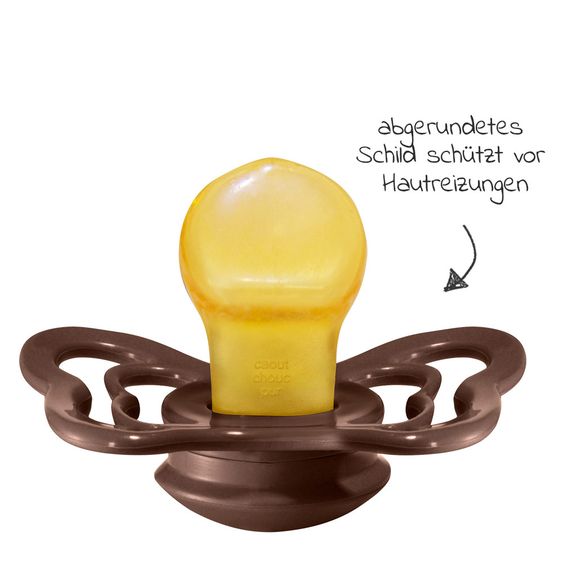Bibs Schnuller - Couture 2er Pack - Naturkautschuk - Vanilla / Mocha - Gr. 6-36 M