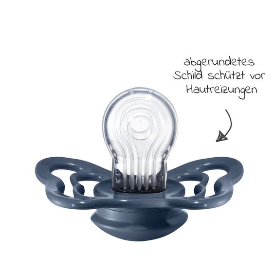 Bibs Schnuller - Couture 2er Pack - Silikon - Cloud / Steel - Gr. 6-36 M