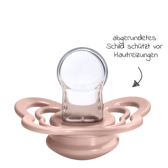 Bibs Schnuller - Couture 2er Pack - Silikon - Ivory / Blush - Gr. 0-6 M