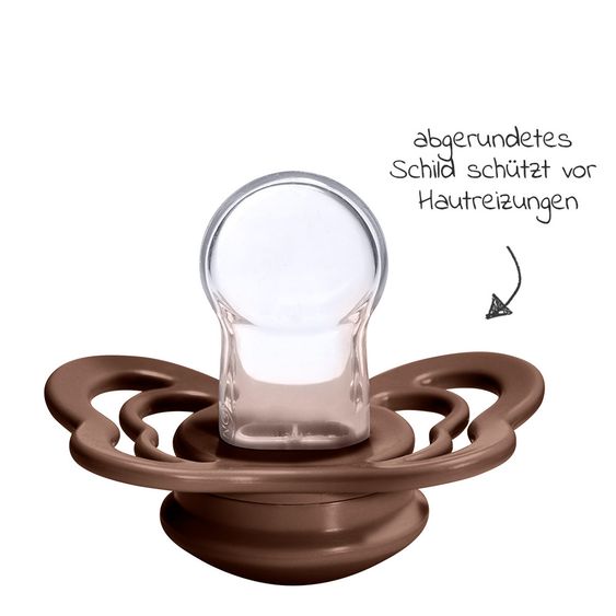 Bibs Schnuller - Couture 2er Pack - Silikon - Vanilla / Mocha - Gr. 0-6 M