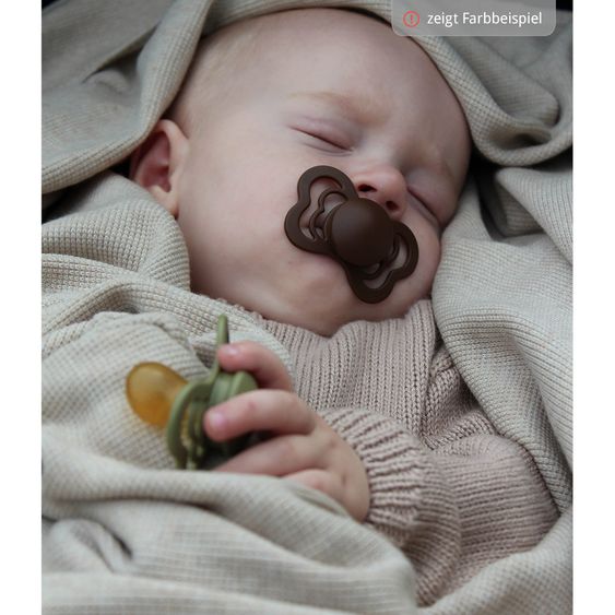 Bibs Schnuller - Couture 2er Pack - Silikon - Vanilla / Mocha - Gr. 6-36 M