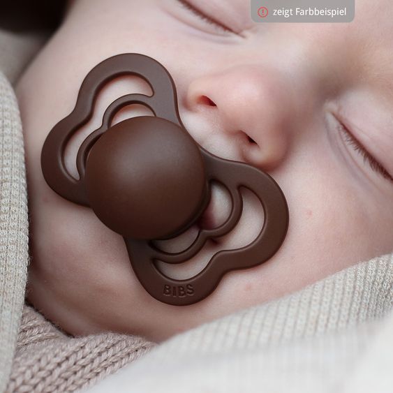 Bibs Schnuller - Couture 2er Pack - Silikon - Vanilla / Mocha - Gr. 6-36 M