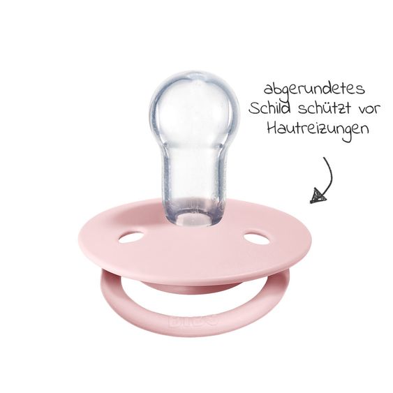 Bibs Schnuller - De Lux 2er Pack - Silikon - Haze / Blossom - Gr. 0-36 M