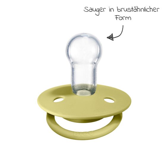 Bibs Schnuller - De Lux 2er Pack - Silikon - Meadow / Earth - Gr. 0-36 M