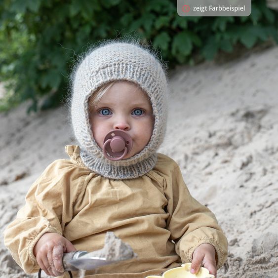Bibs Pacifier - De Lux 2 Pack - Silicone - Mustard / Petrol - Size 0-36 M